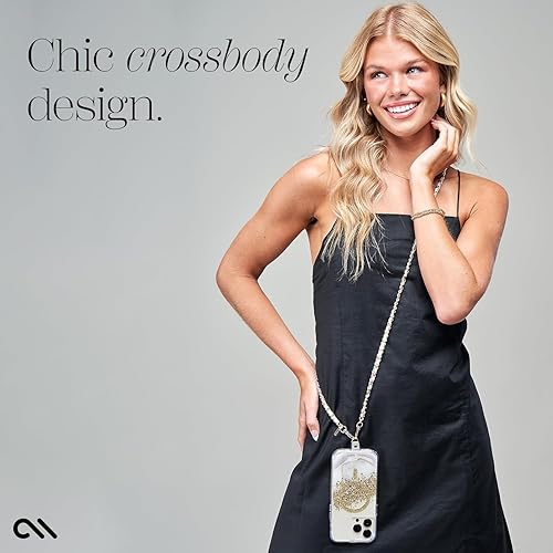 Miniatura 5 de Case-Mate Cordón cruzado para teléfono [funciona con todos los teléfonos] Correa manos libres – Colgante de cuero para teléfono celular – Soporte