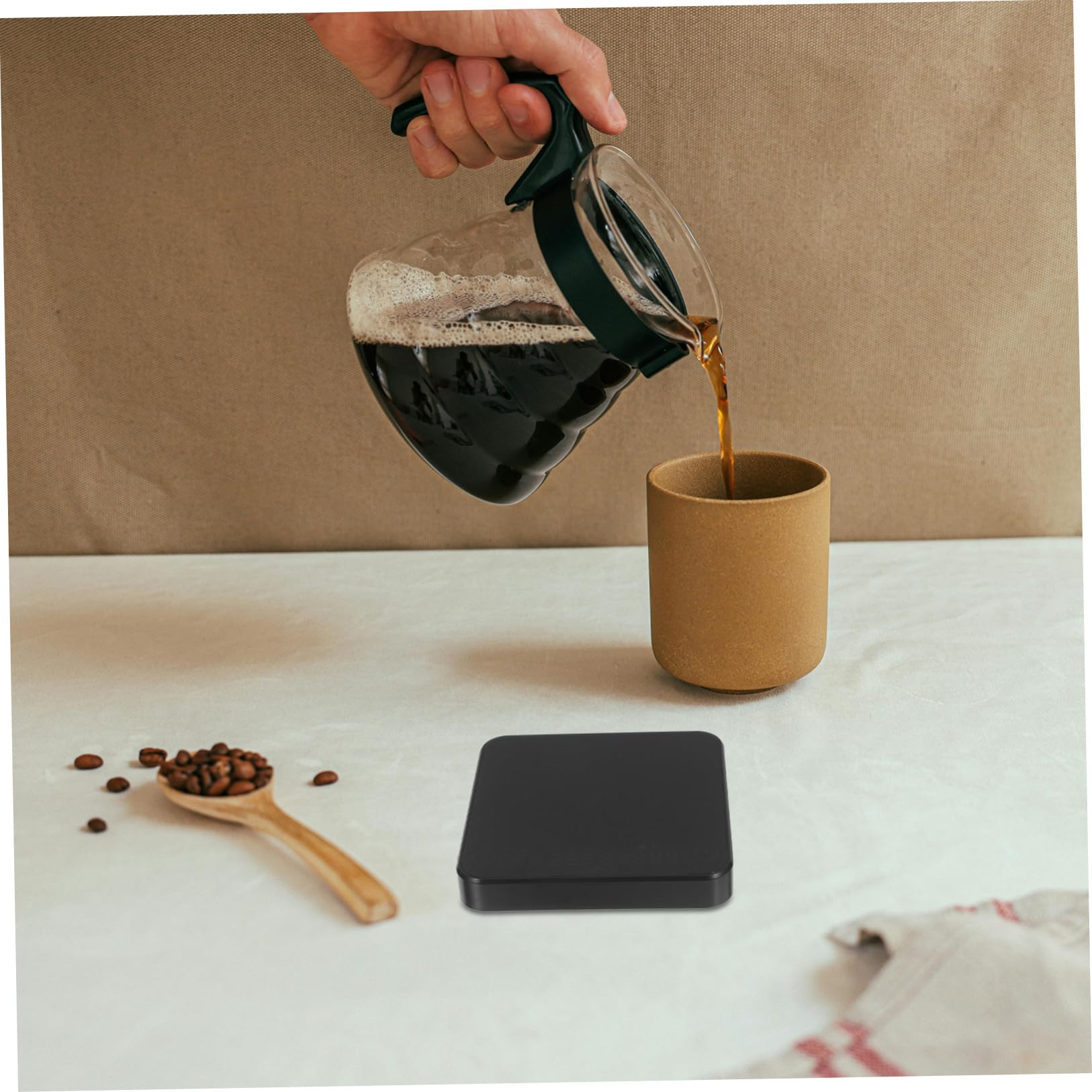 Bilancia Portatile per Caffè con Timer Integrato Precisione Capacità Ricaricabile per Espresso e Caffè Filtro con Misurazione Automatica del Rapporto Acqua-caffè