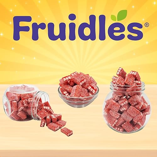 Miniatura 3 de Caramelos de goma de ladrillos, deliciosas gomitas de sabores de frutas recubiertas de regaliz con azúcar, recuerdo de fiesta (ladrillos de fresa,