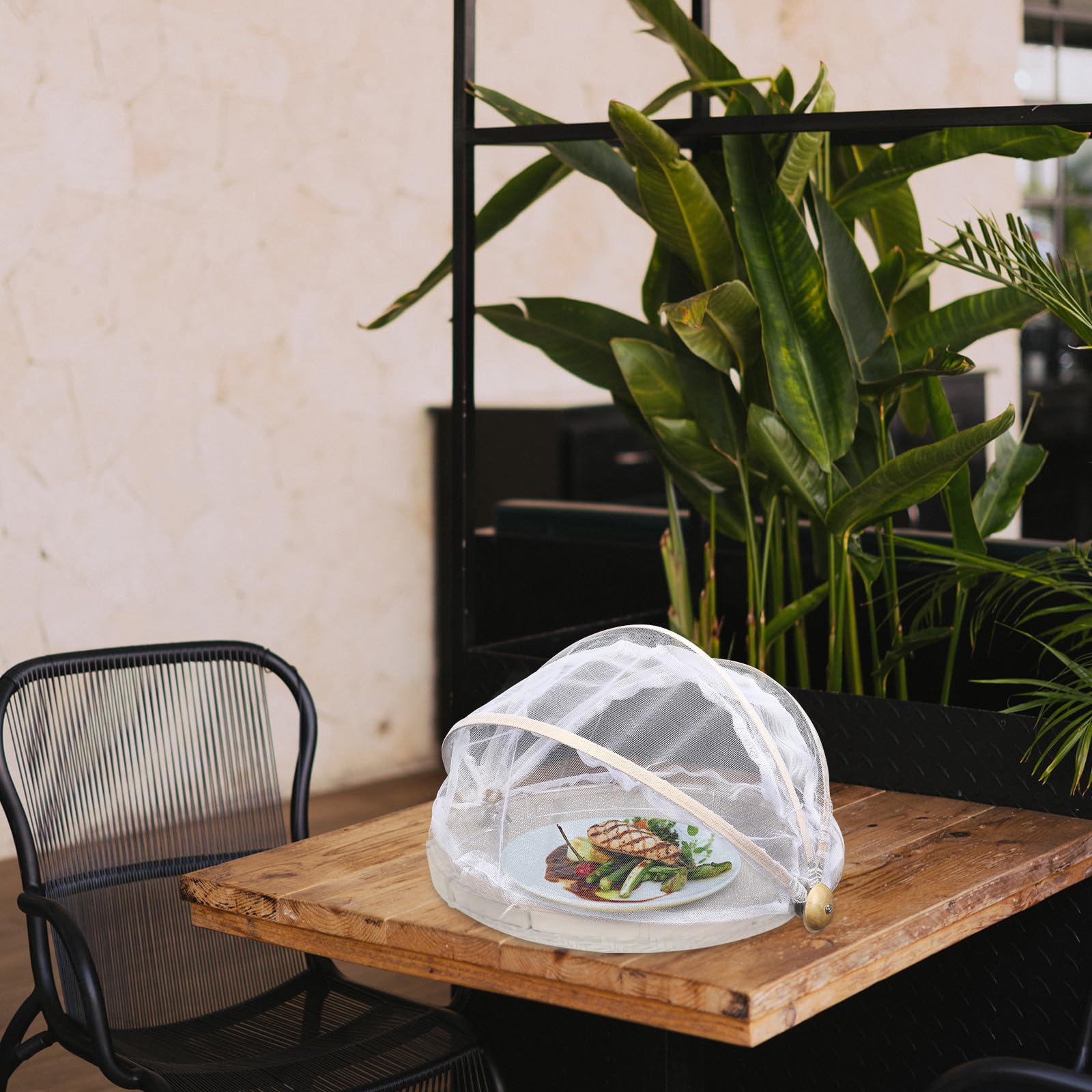 Gatuida Cestino per Essiccazione Alimenti in Bambù Rete, Superficie Liscia e Confortevole, per Snack e Antipasti, Picnic e Apparecchiatura Tavola