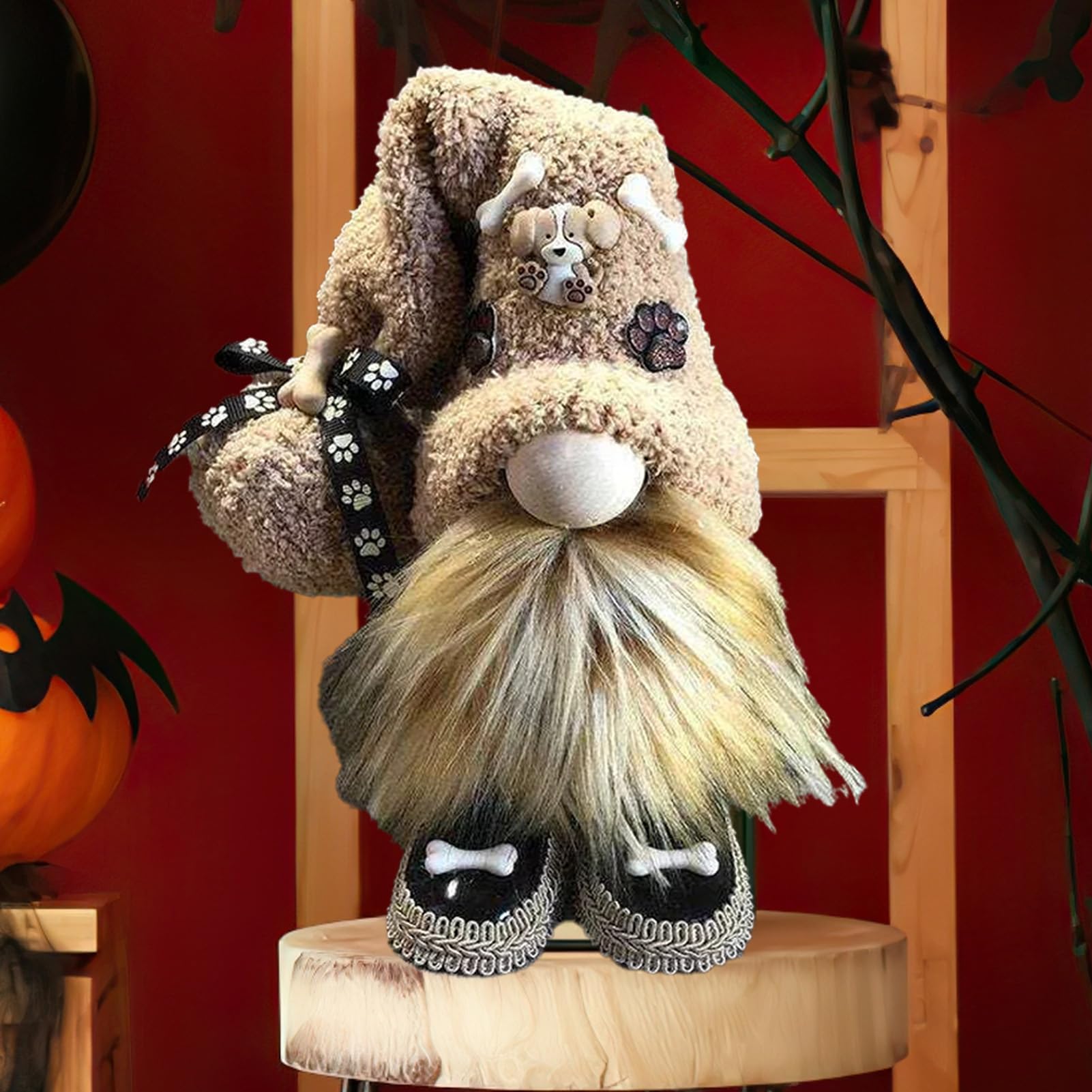GNOME Peluche Suédois Tomte 30 Cm – Déco Noël, Automne, Hiver, Maison, Bureau, Étagère