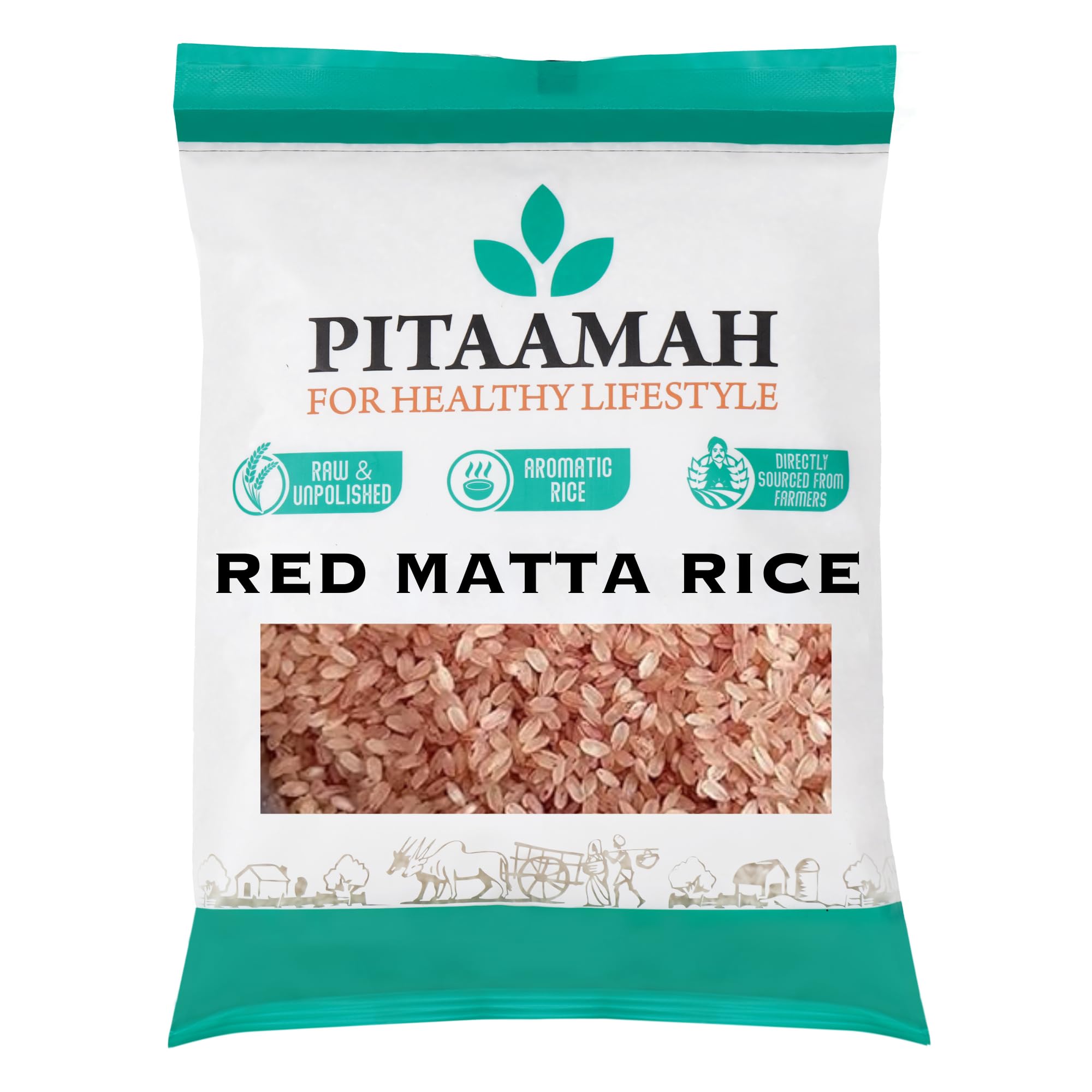 Pitaamah Red Matta Rice | 1kg Bag | Kerala Red Matta Rice | Palakkadanb Matta Rice | Rose Matta | Kutthari (B0DHDBR462) Amazon Price History, Amazon Price Tracker