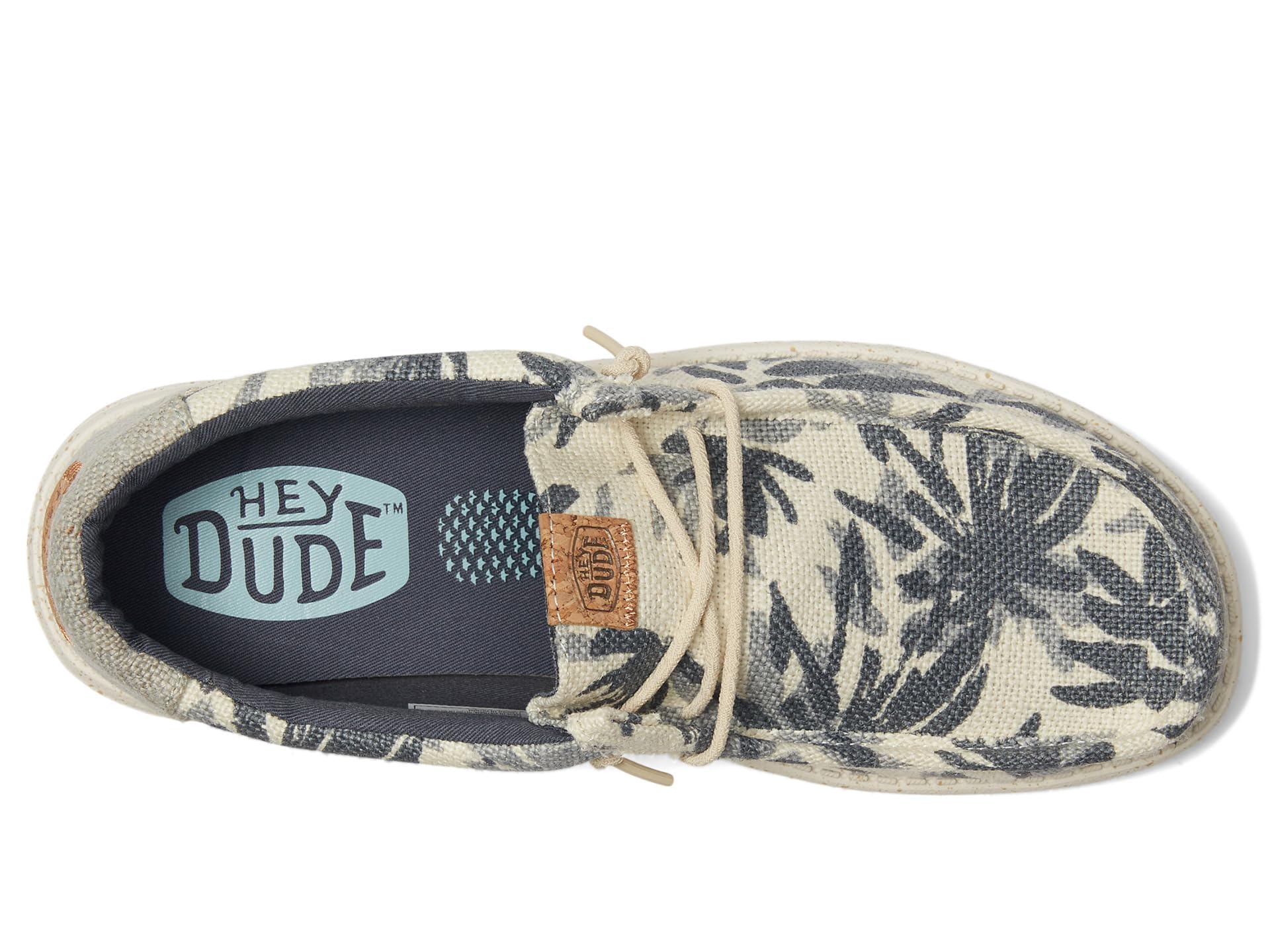 HEYDUDE Pantofole Wally Palm Jute Verdi