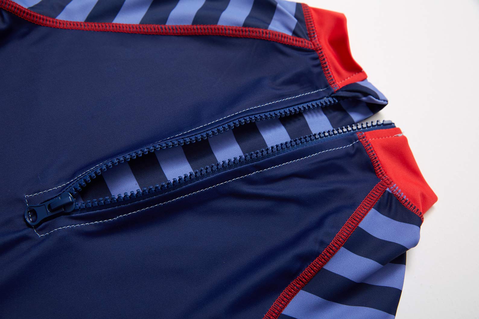 Bonverano Costume da bagno per neonati protezione solare UPF 50+ chiusura con cerniera