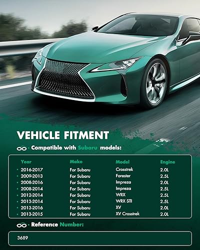 Miniatura 3 de SCITOO Condensador Aire Acondicionado Compatible con Subaru 2008-2017 para Subaru Forester Impreza WRX XV Crosstrek 2.0L 2.5L AC3689