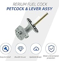 Vista 6 de M MATI Grifo de Combustible Petcock y Conjunto de Palanca para Yamaha ATV Kodiak 400 YFM400 Kodiak 450 YFM450 Grizzly 400 YFM400 Grizzly 450 YFM450