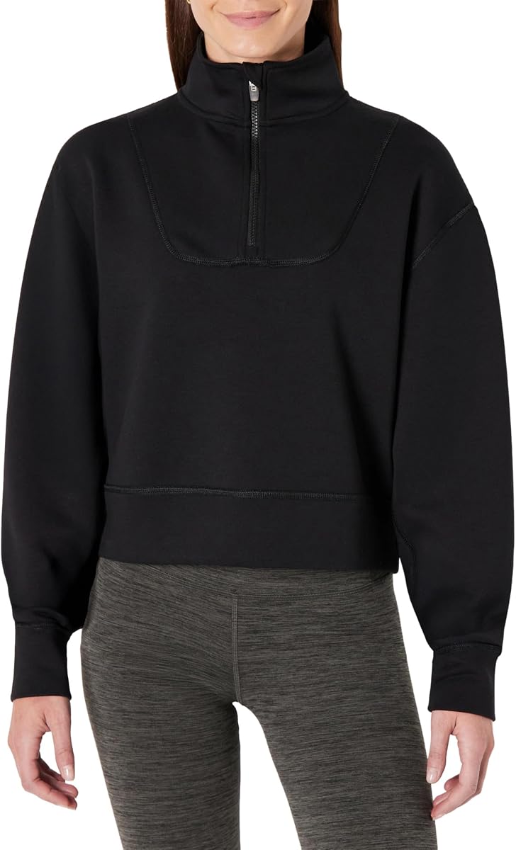 Amazon Essentials Women's Active Half Zip Pullover Sweatshirt