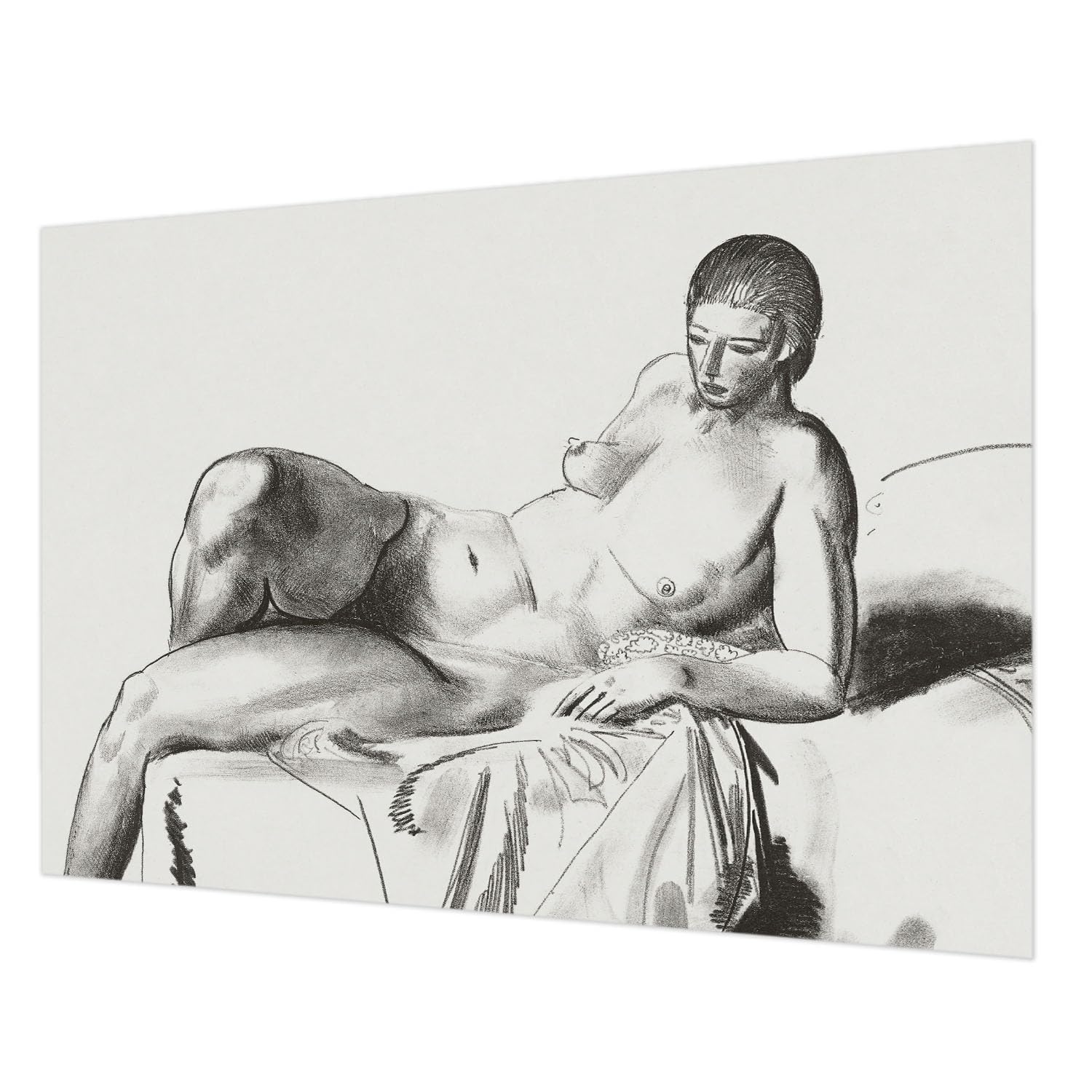 Papier peint intissé nu artistique salon chambre déco Tulup