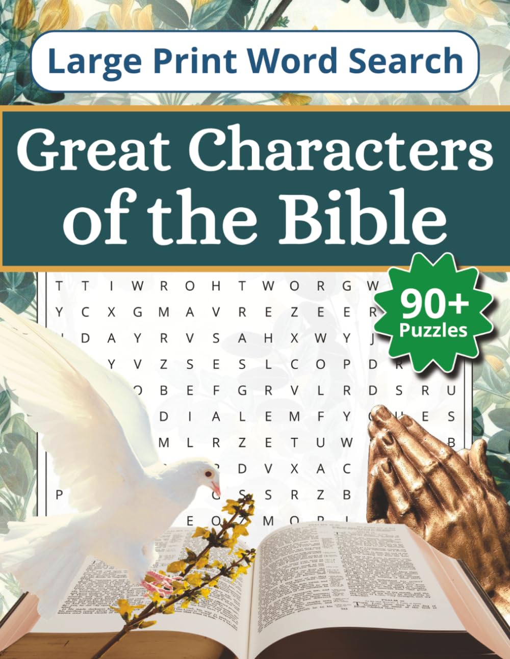 Bible Characters Word Search Large Print: Easy to Read Puzzle Book Featuring Great Figures of Scripture, Christian Themes, and Faith-Based Word ... Vacation, and Relaxing (Large Print Titles)