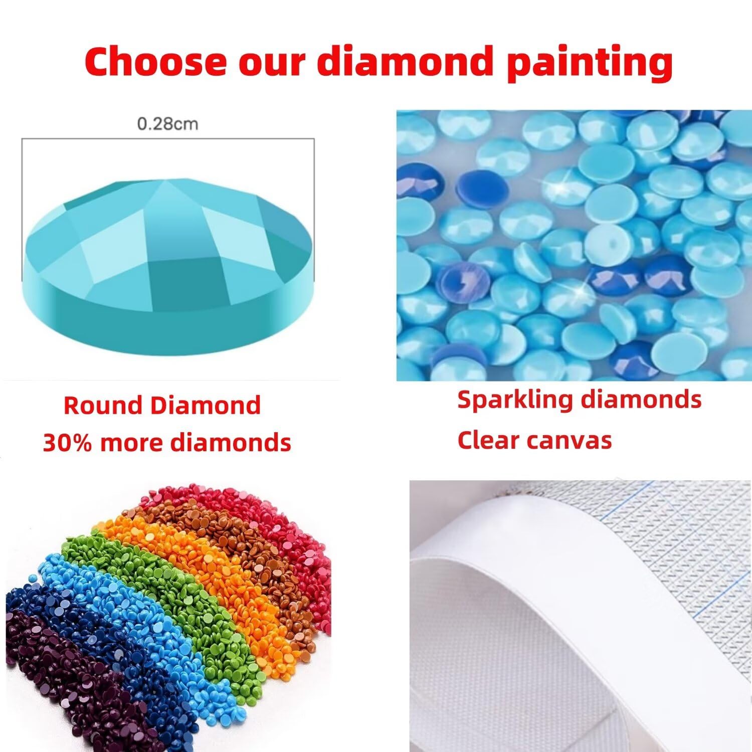 Amazon.co.jp: ダイヤモンドアート キット 月 Diamond Art