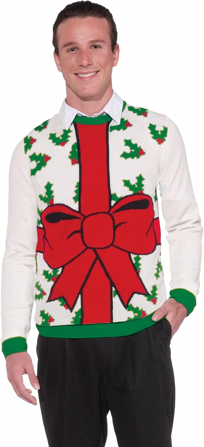 Forum Novelties Adult All Wrapped Up Ugly Christmas Sweater