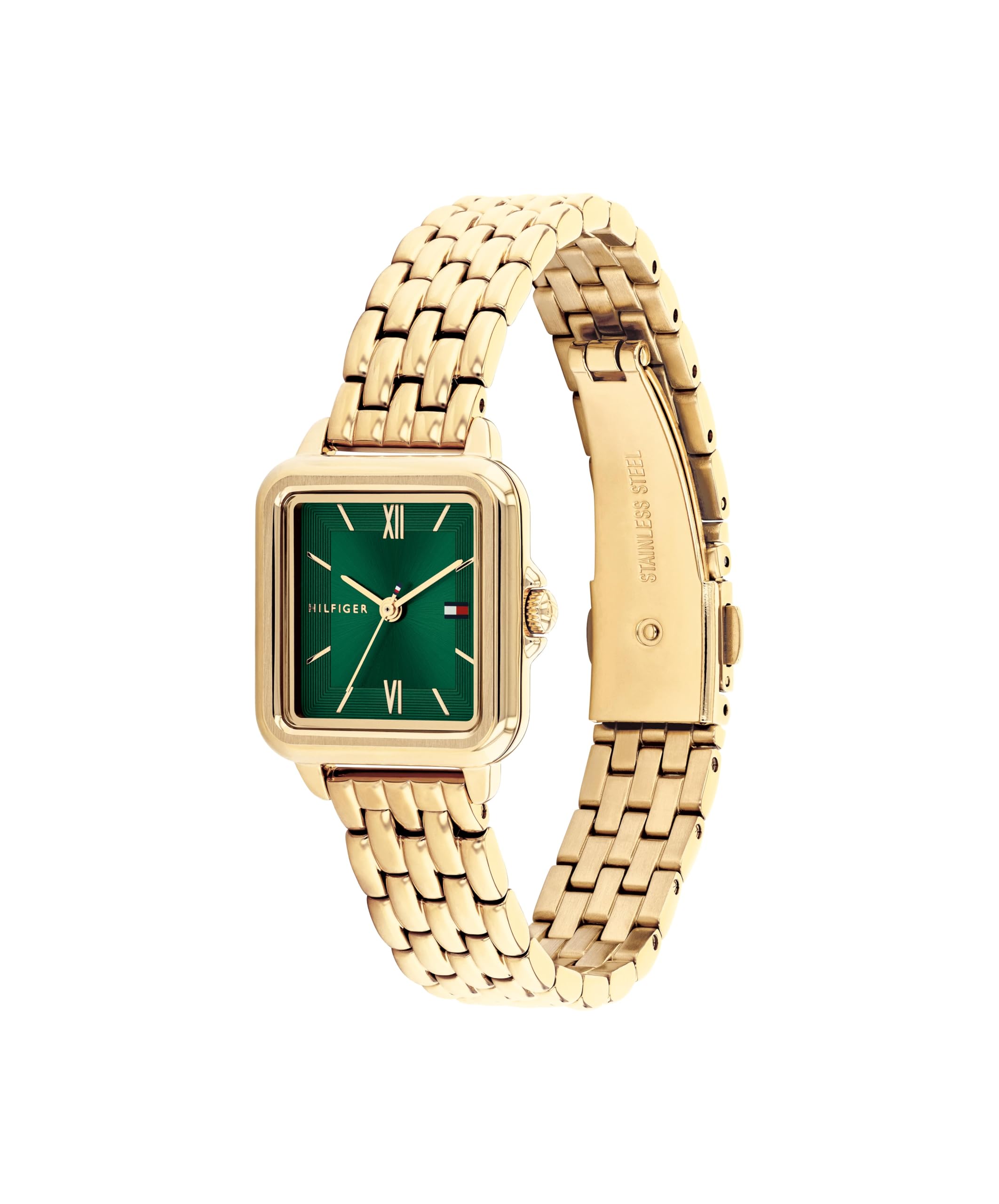 Tommy Hilfiger Montre Analogique à Quartz pour Femme Collection Mia avec Bracelet en Acier Bicolore - 1782915