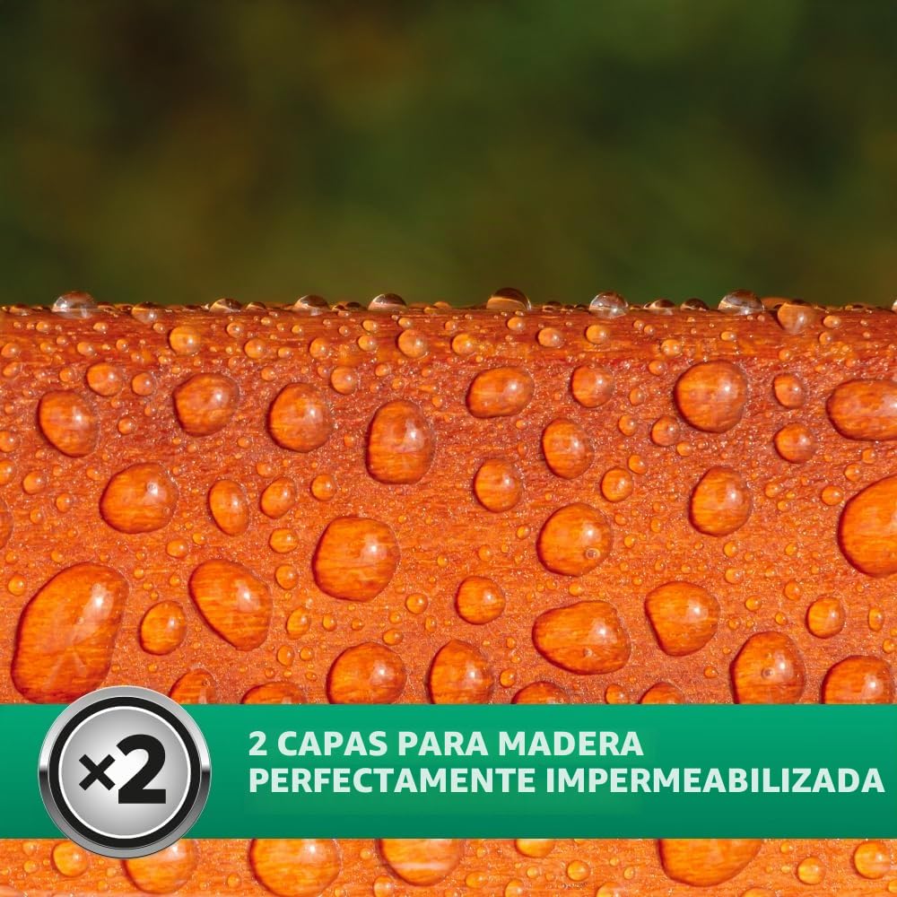 Roxil Tratamiento de Fondo Impermeabilizante Transparente para Madera Exterior - 5L - Proporciona Hasta 10 Años de Protección e Impermeabilización Incolora