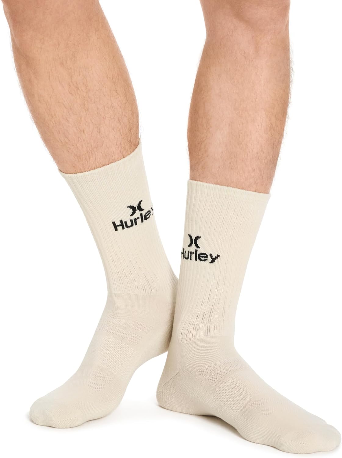 Hurley Men's Sport Cushioned Crew Socks (8-Pack) - Image 3
