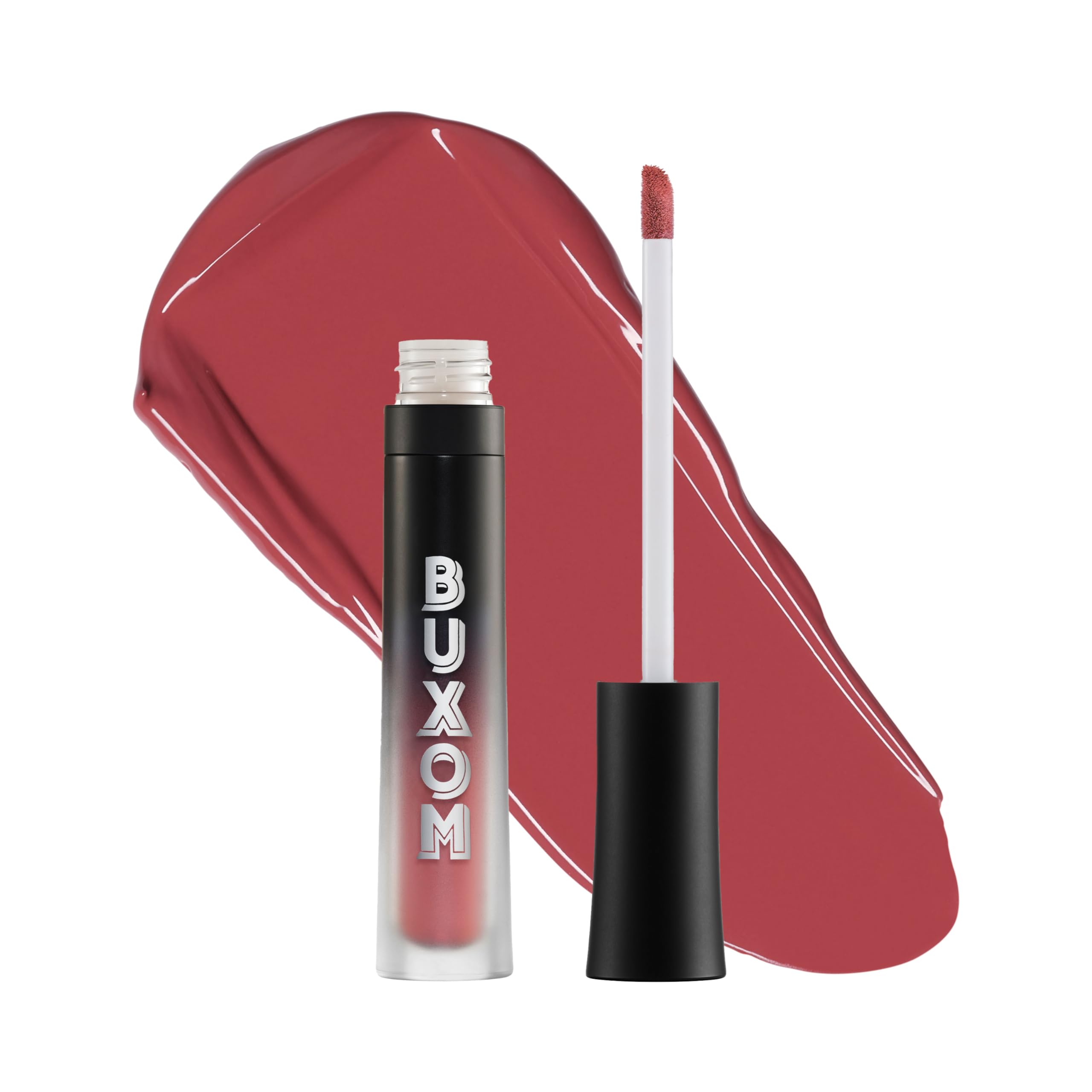 BuxomFull-On Plumping Liquid Matte Lipstick, 8HR Long Wear, Lip Plumper with Vitamin E, Hyaluronic Acid & Plumping Peptide Complex, Transfer-Proof, Cruelty-Free