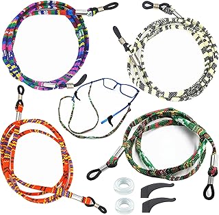 EPSVCSEWN Glasses Strap Eyewear Eyeglass Chains Retainers 4 Pieces