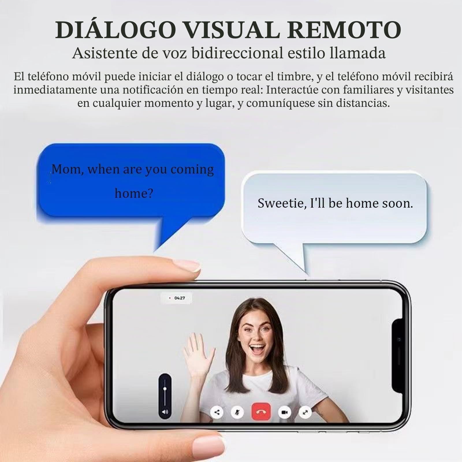 Cerradura Inteligente Con Video Y Cámara, Cerradura De Puerta Inteligente Con Reconocimiento Facials 3D, WiFi Integrado, Timbre Con Video, Control Por Aplicación, Compatible Con 8 Idiomas