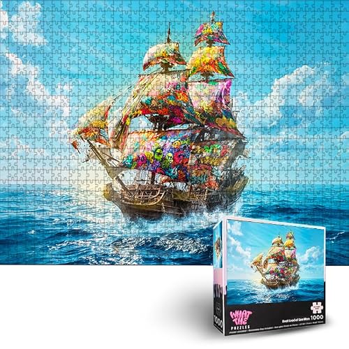 Funny Adult Humor Boat Load of Sea Men Puzzle