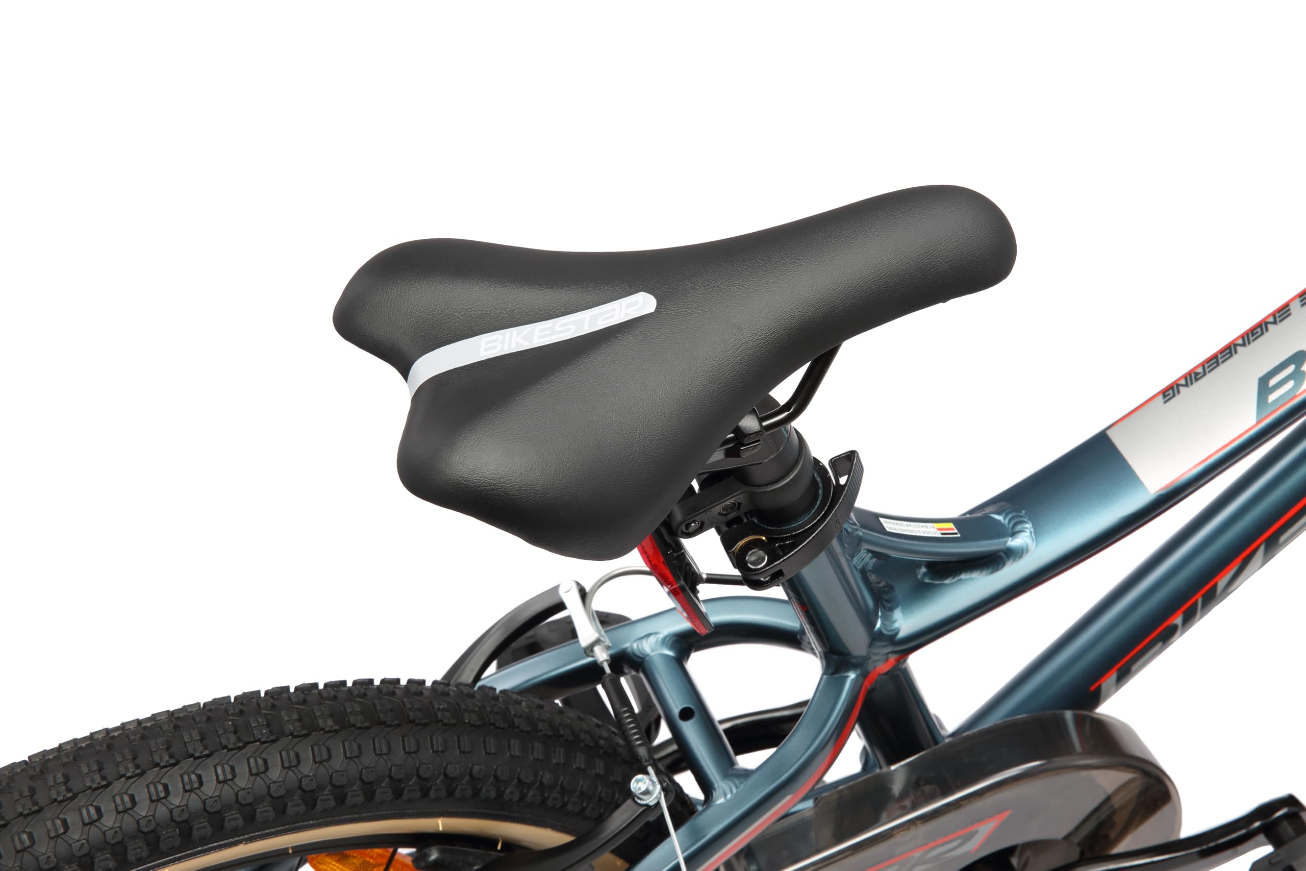 BIKESTAR Vélo Enfant en Aluminium, Garcons et Filles de 5 Ans | Bicyclette de Montagne VTT 18 Pouces avec Freins en V | Vert