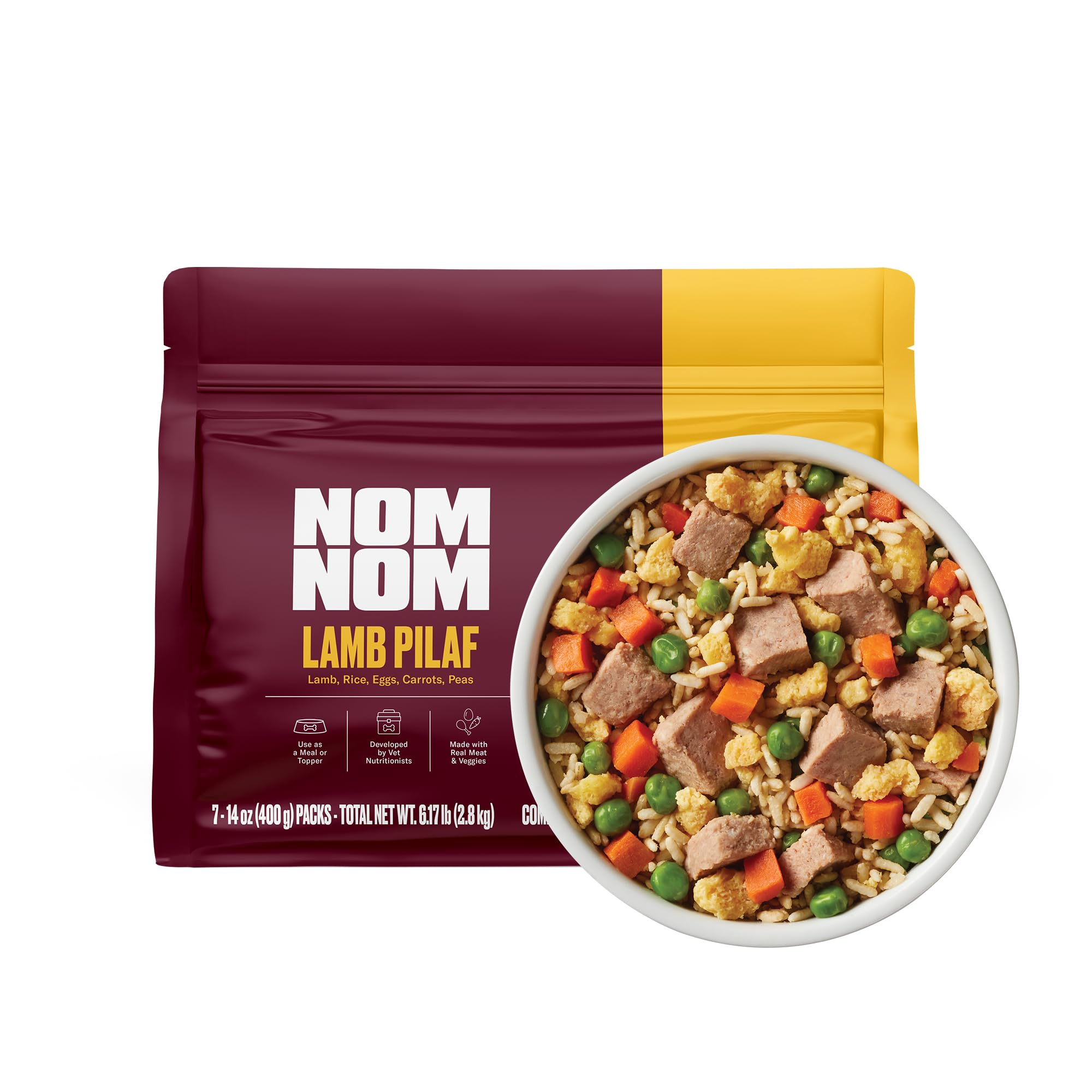 Nom Nom Lamb Pilaf 14 oz Pack of 7