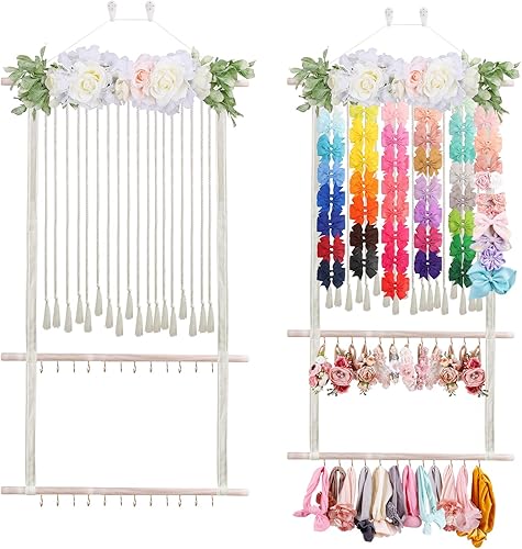 OOSAKU Soporte para diadema para niñas, accesorios para el cabello de bebé, organizador de almacenamiento para colgar en la pared, decoración para disponible en Yaxa Venezuela