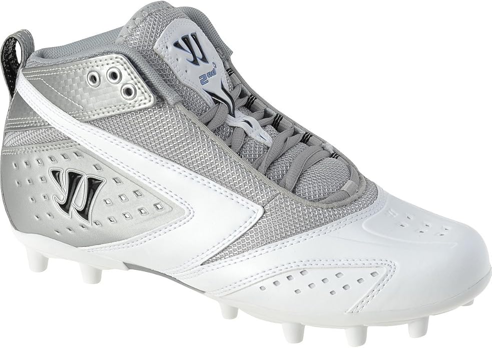 Warrior Lacrosse Men's WMSSM2WT Lacrosse Cleat,White,14 M US Amazon.co