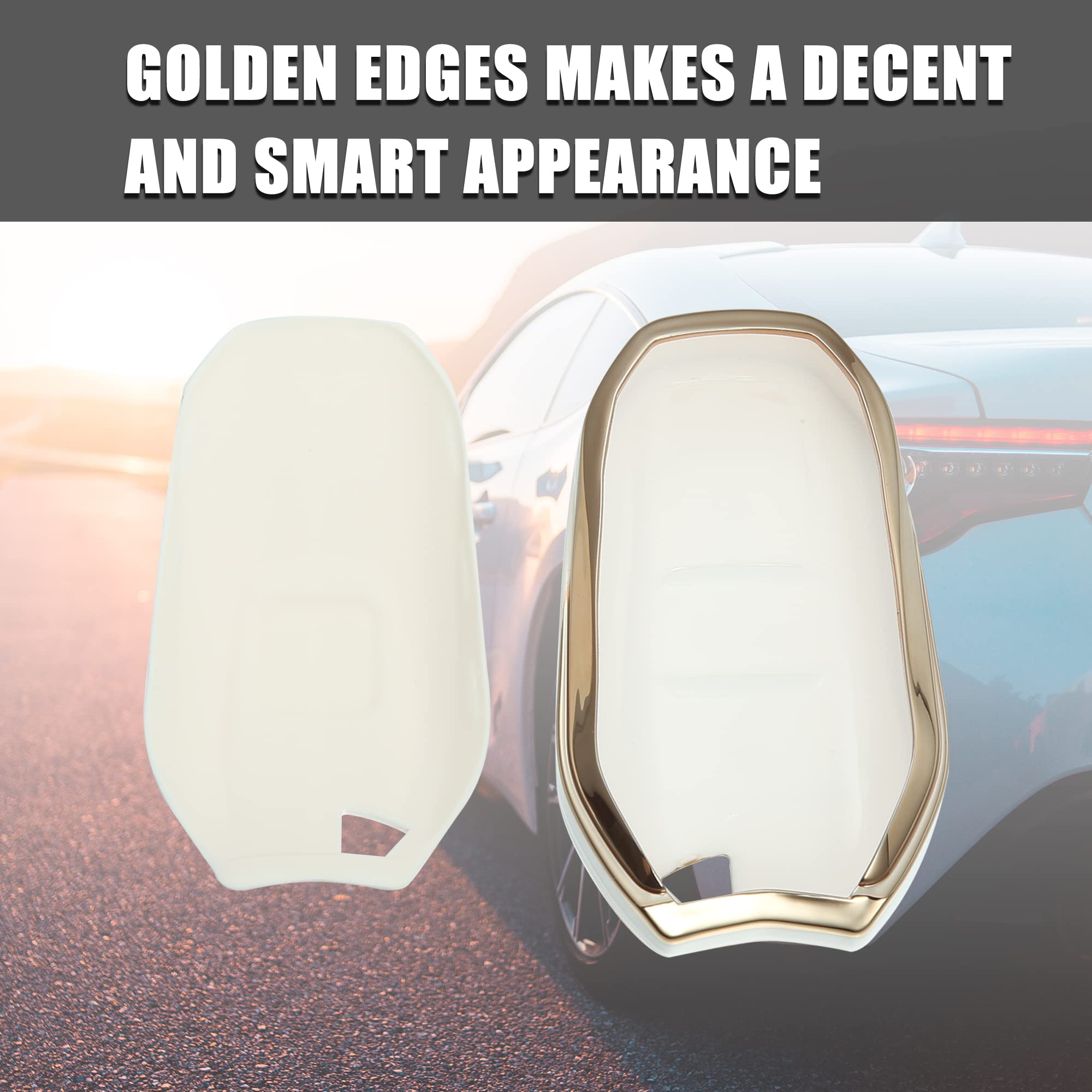 Cover Chiave Auto In Silicone X AUTOHAUX | Custodia Protettiva Blu Per KIA Sorento, Optima, Sportage, Rio, Carens, Sedona, Soul (2013-2017) | Antigraffio - 3