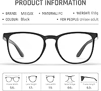 Vista 5 de Gafas de seguridad con estilo, gafas protectoras antiarañazos, transparentes para hombres y mujeres