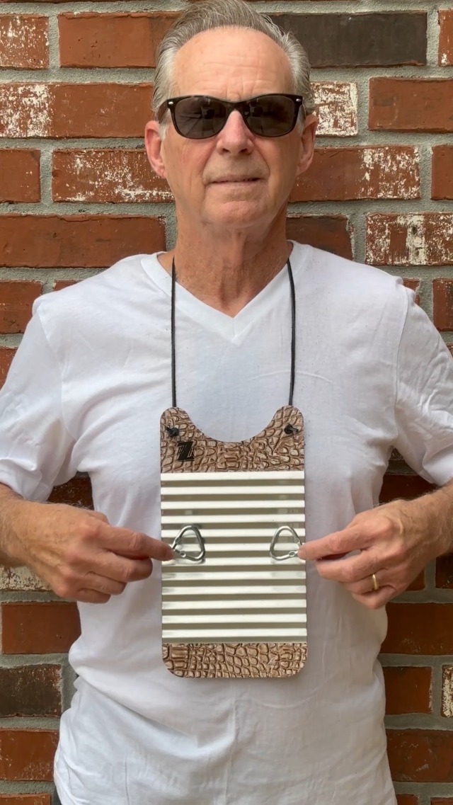 Amazon.com: Mini Handmade Gator Zydeco Washboard Rubboard