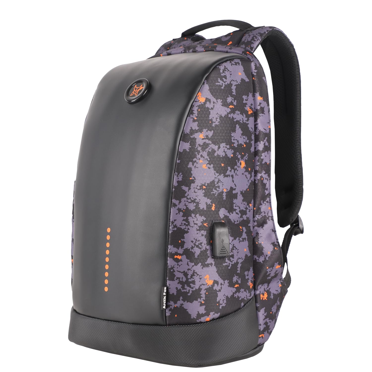 Arctic Fox Slope Trisiac Printed Anti Theft 23 L Backpack with USB Charging Port 15.6 Inch Laptop Backpack (Black) (B0CZP8V5BB) Amazon Price History, Amazon Price Tracker