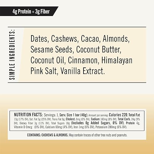 Miniatura 2 de Thunderbird Bars - Bocadillo energético, sin gluten con proteínas, comida real saludable, paleo vegano sin OMG, sin azúcar añadido, sabor