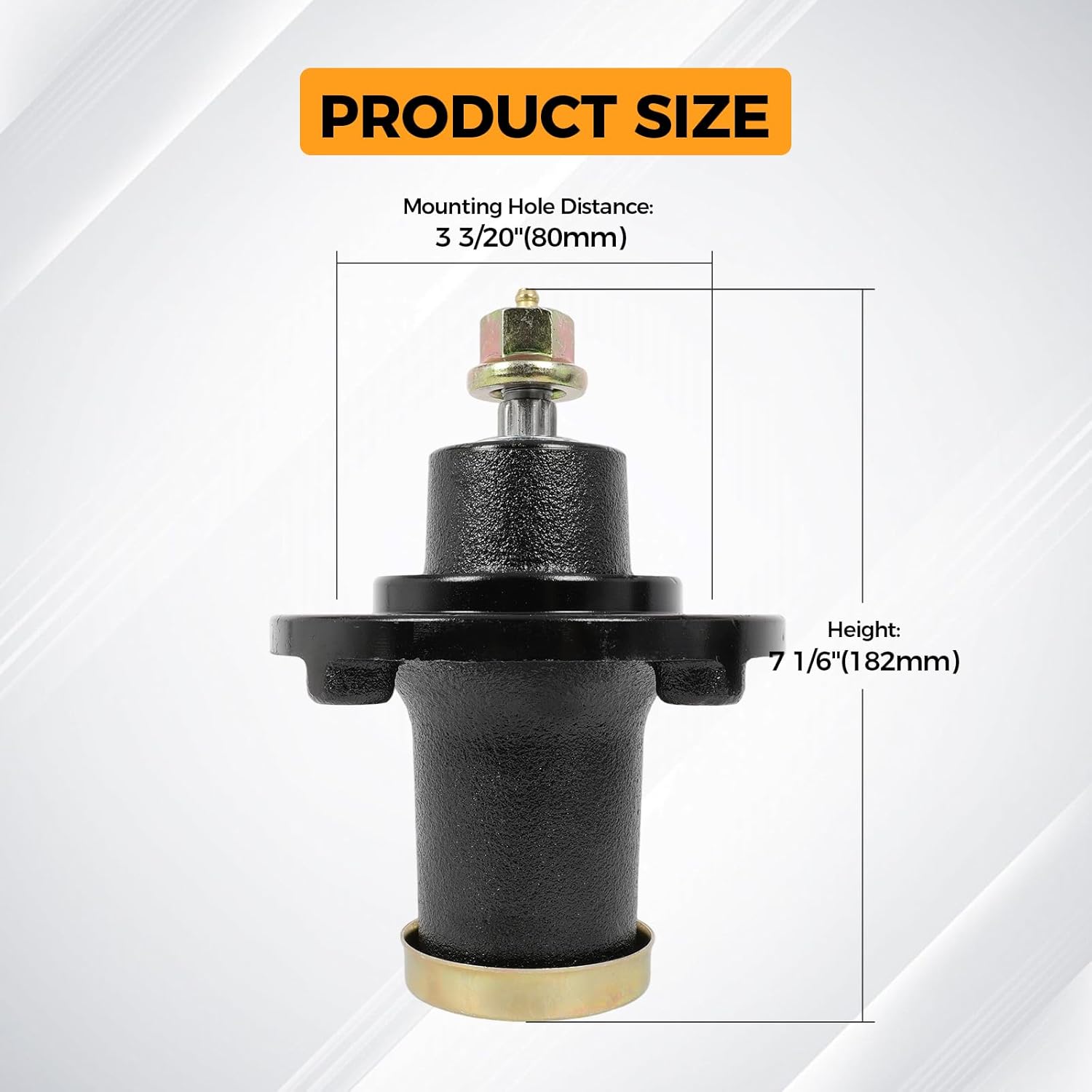Mower Spindle Assembly for Husqvarna 539131898 Compatible with Z248F Z242F MZT52 MZ54 MZ61 M248 MZT61 TS242 TS348XD TS354XD GT52XLSI GT48DXLS YT48DXLS TS254G Mowers