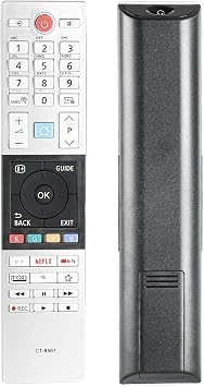 CT-8561 RC45151 Remote Control Compatible with Toshiba Smart TV 43UK3163DG 50UK3163DG 55UK3163DG 65UK3163DG 30110095 Replacement Controller with PrimeVideo NETFLIX YouTube Buttons