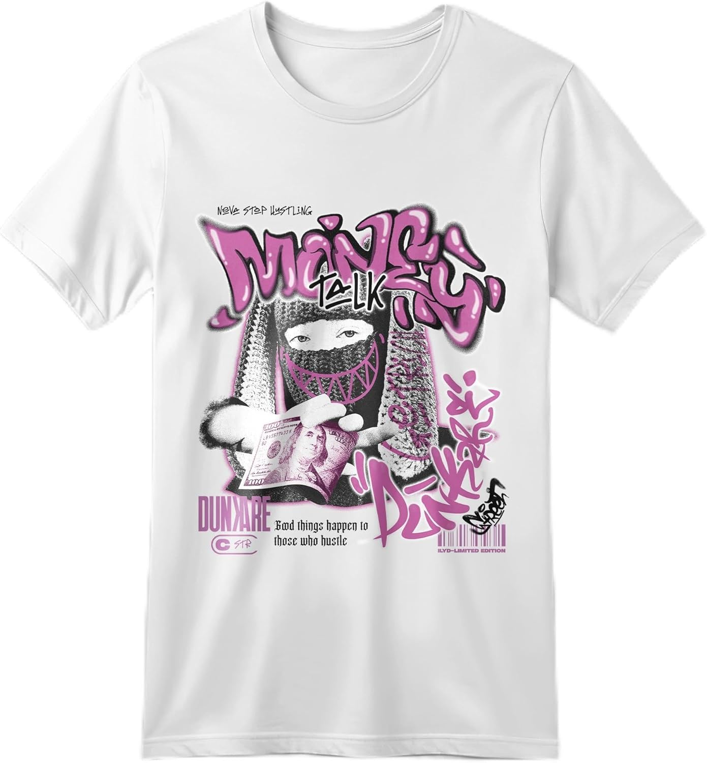 Dunkare Shirt to Match 4 Hyper Violet Shirt, Money Cash Streetwear Hyper Violet 4s Graphic Tee for Men Women