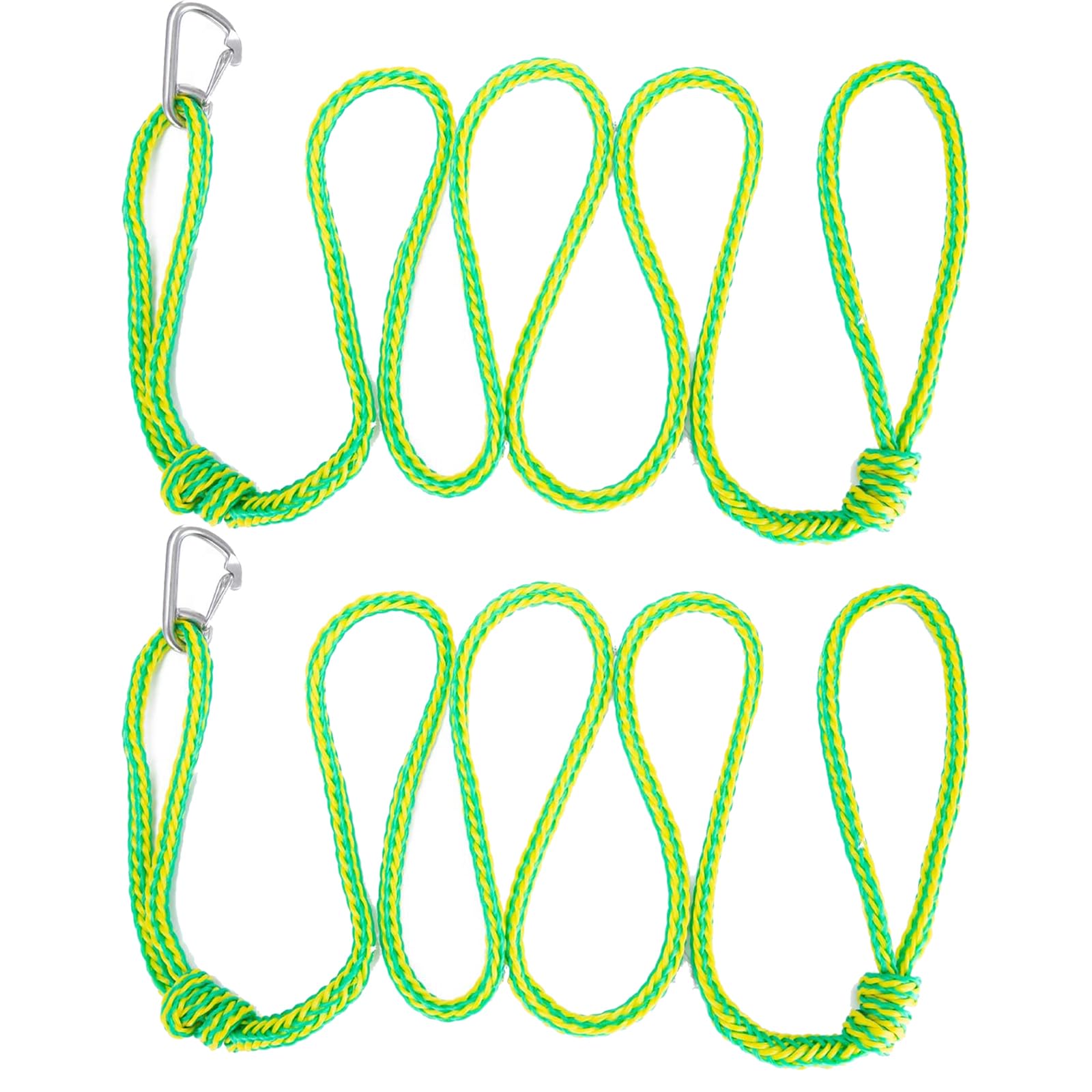 Marine Tow Rope with Stainless Steel Hook, Heavy Duty Dock Line for Kayak, Jet Ski, Pontoon, PWC