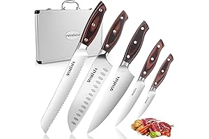 mosfiata Knife Set: Professional 5-Piece Kit for Precise Cutting