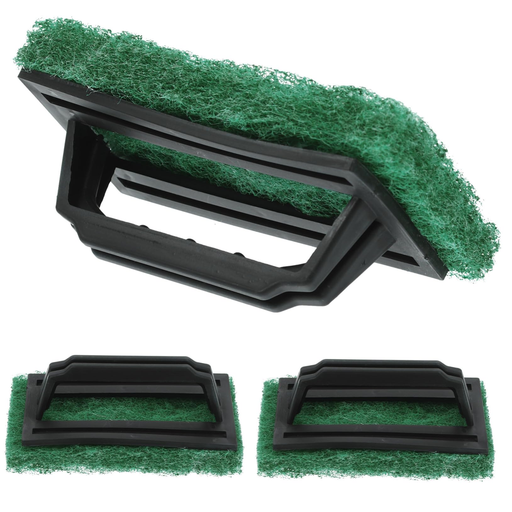 FONDOTIN Ink Brush 3pcs Set Pp Sponge Material Durable Cleaning Brush for Supplies