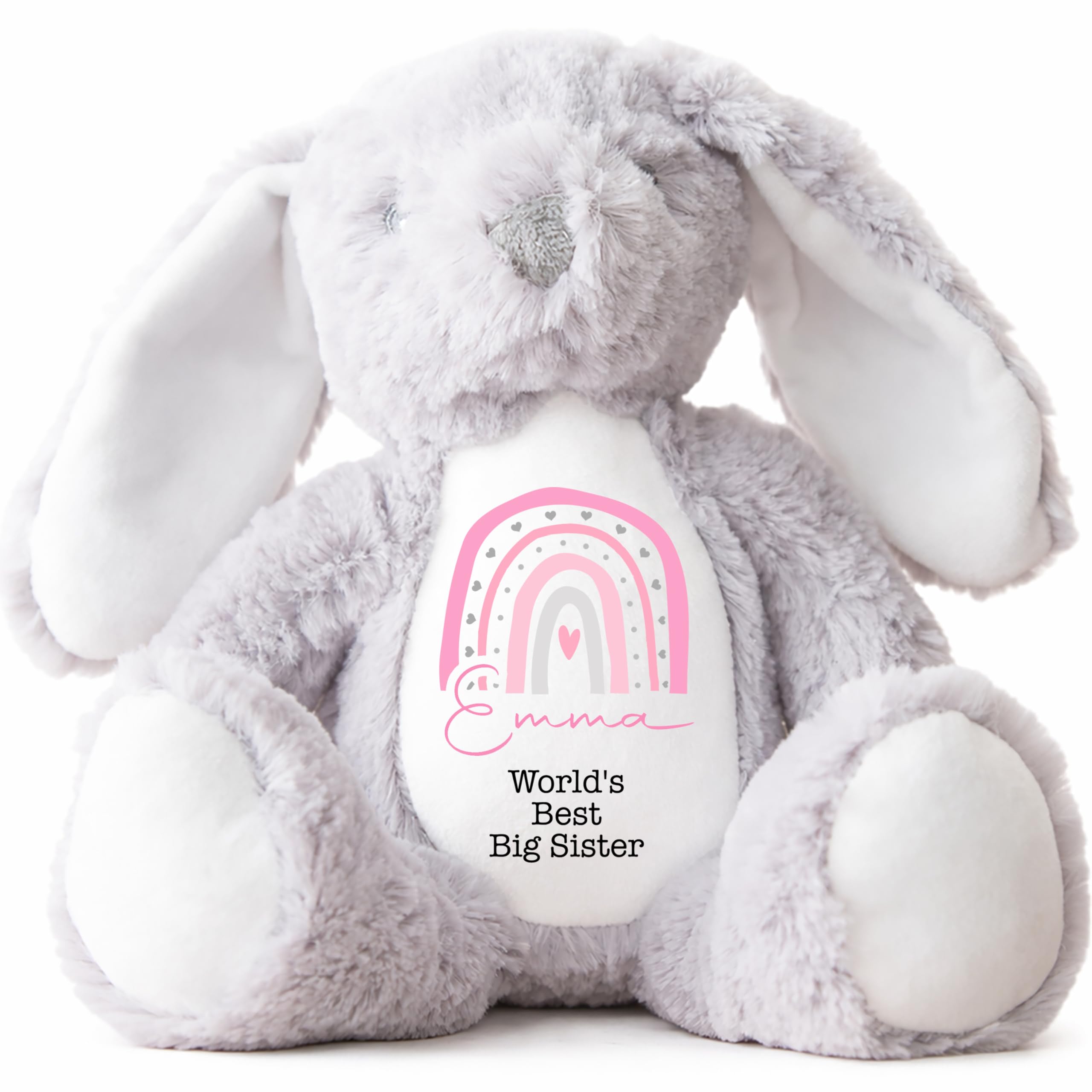 Personalised Big Sister Teddy, New Big Sister Gift | New Big Sister Present, Sister Teddy Bear | New Sibling Gift, Gift for New Sister