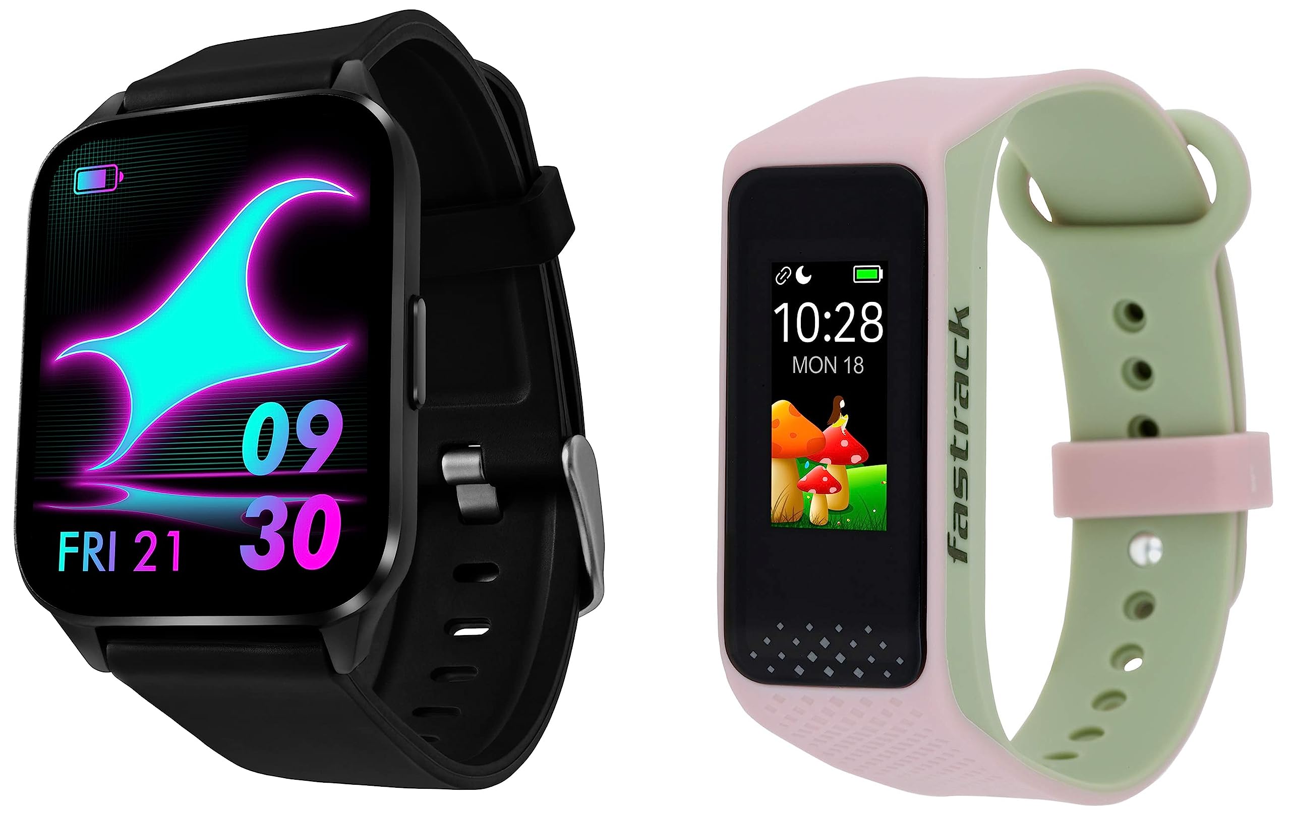 Fastrack Reflex 3.0 Digital Black Dial with New Reflex Beat+ 1.69” UltraVU Display Smartwatches | rakshabandhan Gifts