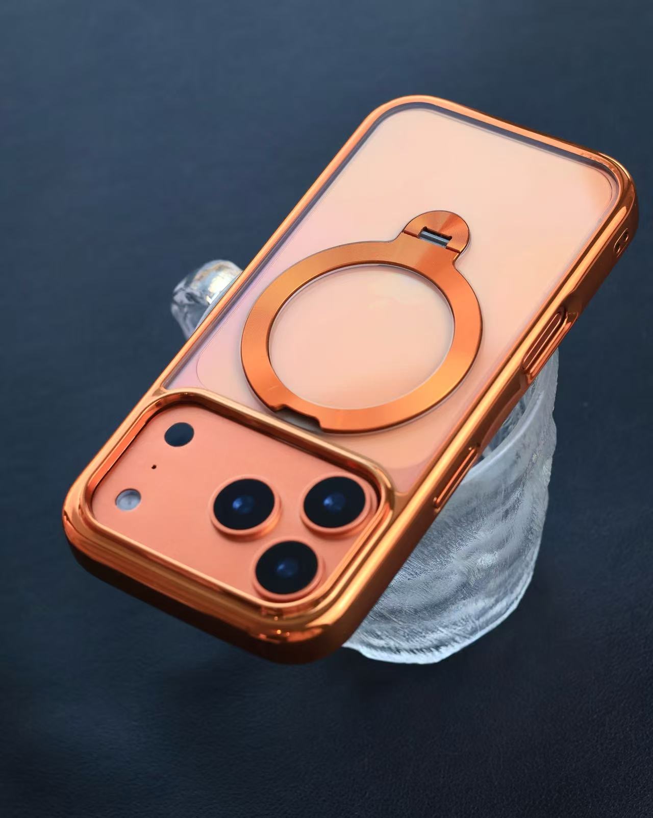Amazon.co.jp: 【三重保護セット！コズミックオレンジ限定】OYR iPhone