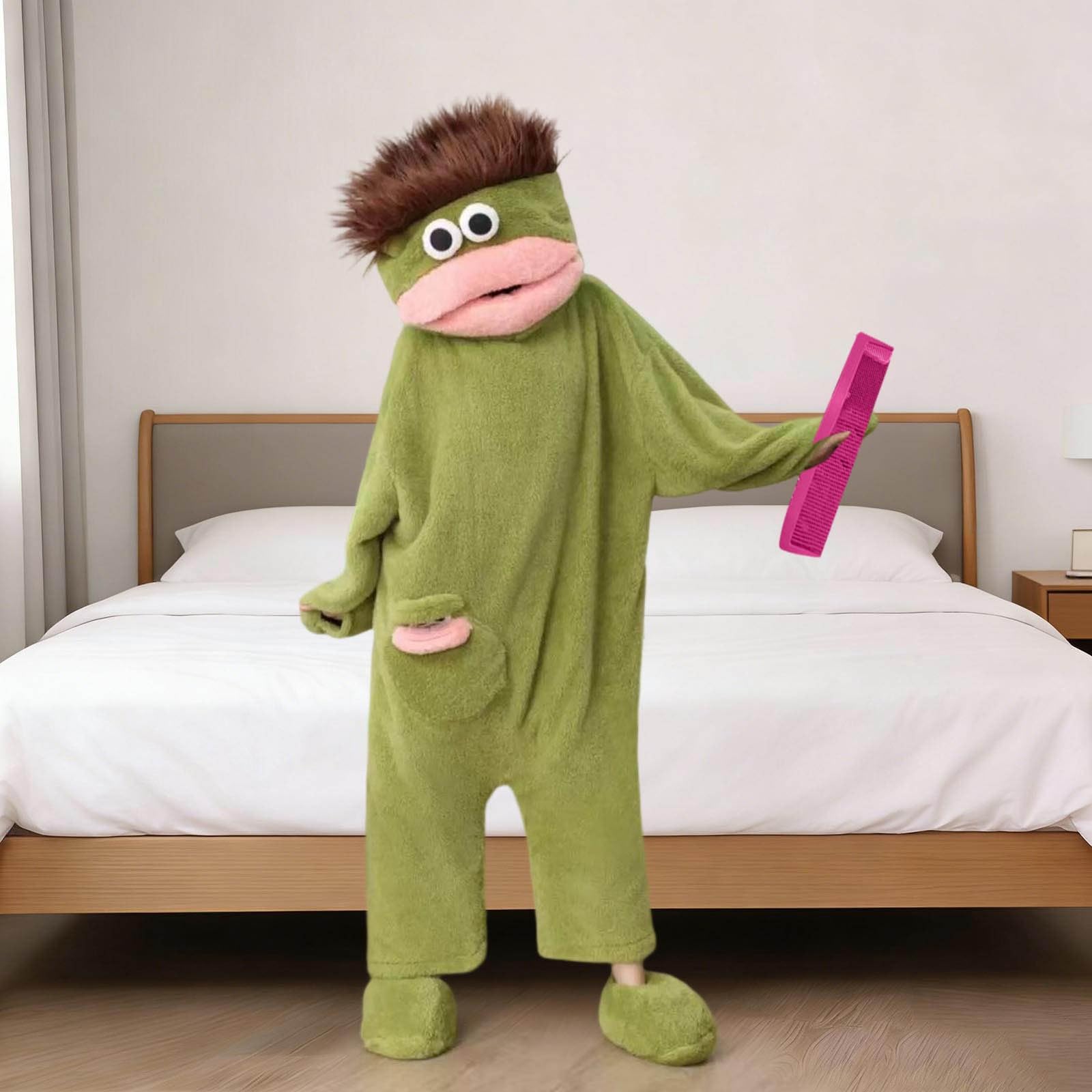 Pijama de Unisex Adulto Cosplay Animal Onesie Kigurumi Disfraces One Piece Pijamas con Peine Cosplay Divertido Ropa De Dormir una Pieza para el Salón Fiesta al Libre