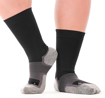 OrthoSleeve WC4 Wide Diabetic & Neuropathy Compression Socks, Non-Binding for Men & Women, Improve Circulation & Edema