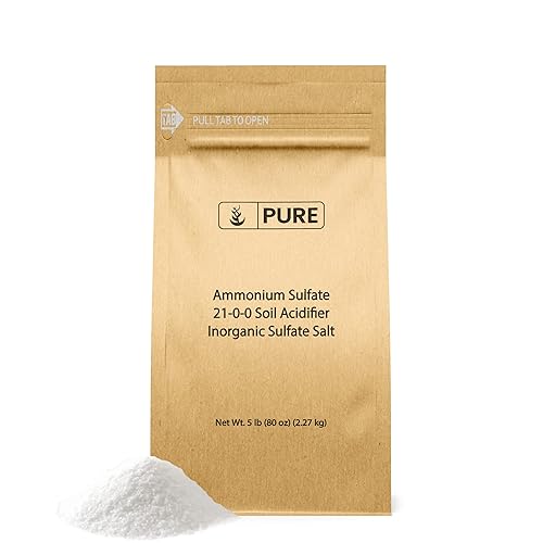 Pure Original Ingredients Sulfato de amonio (5 lb) Acidificante del suelo, sal de sulfato inorgánica