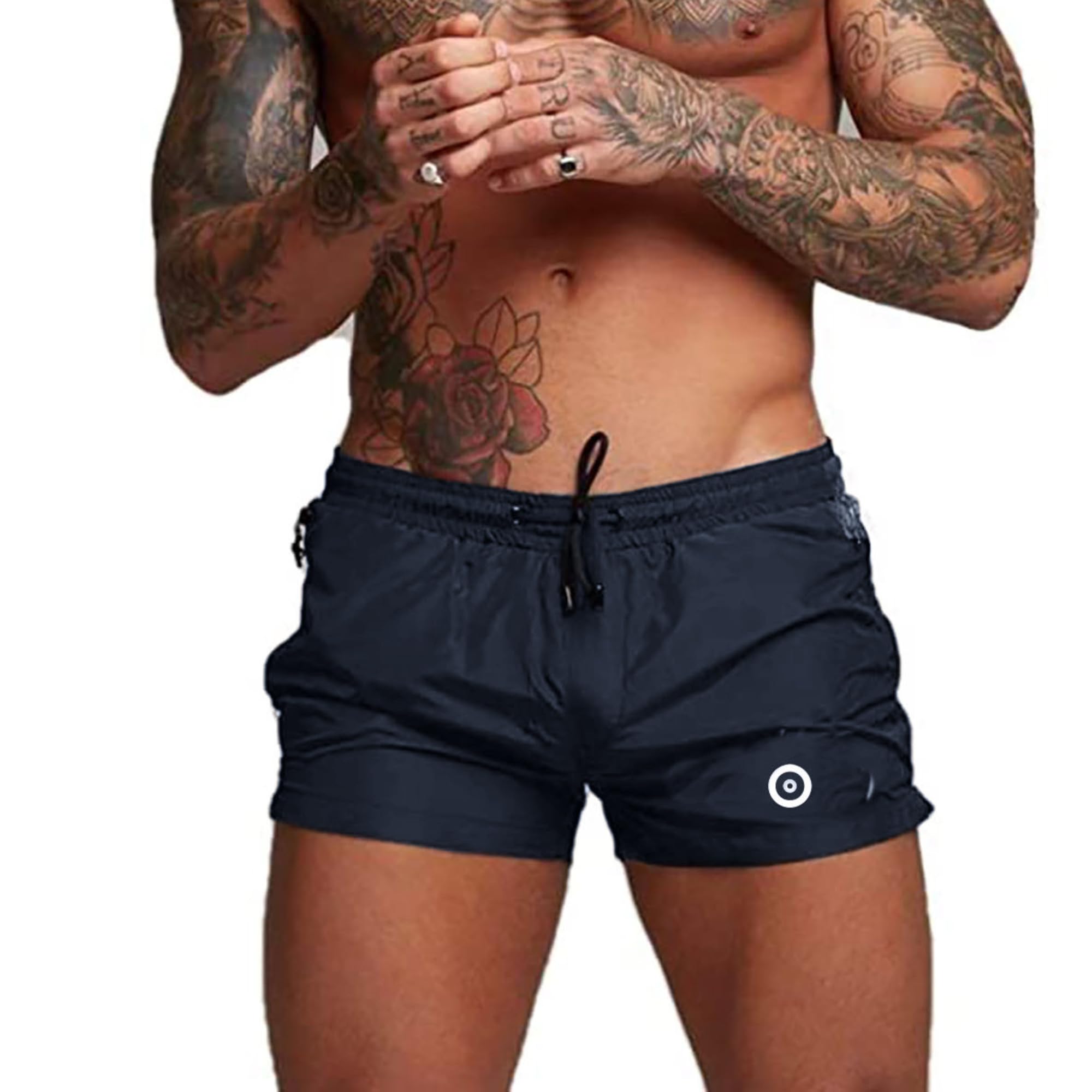Ducomi Bob Bañador Hombre - Pantalones Cortos de Natación con Doble Bolsillos - Shorts Cortos y Elásticos, Secado Rápido. Boxeador para Natación, Voley Playa y Surf