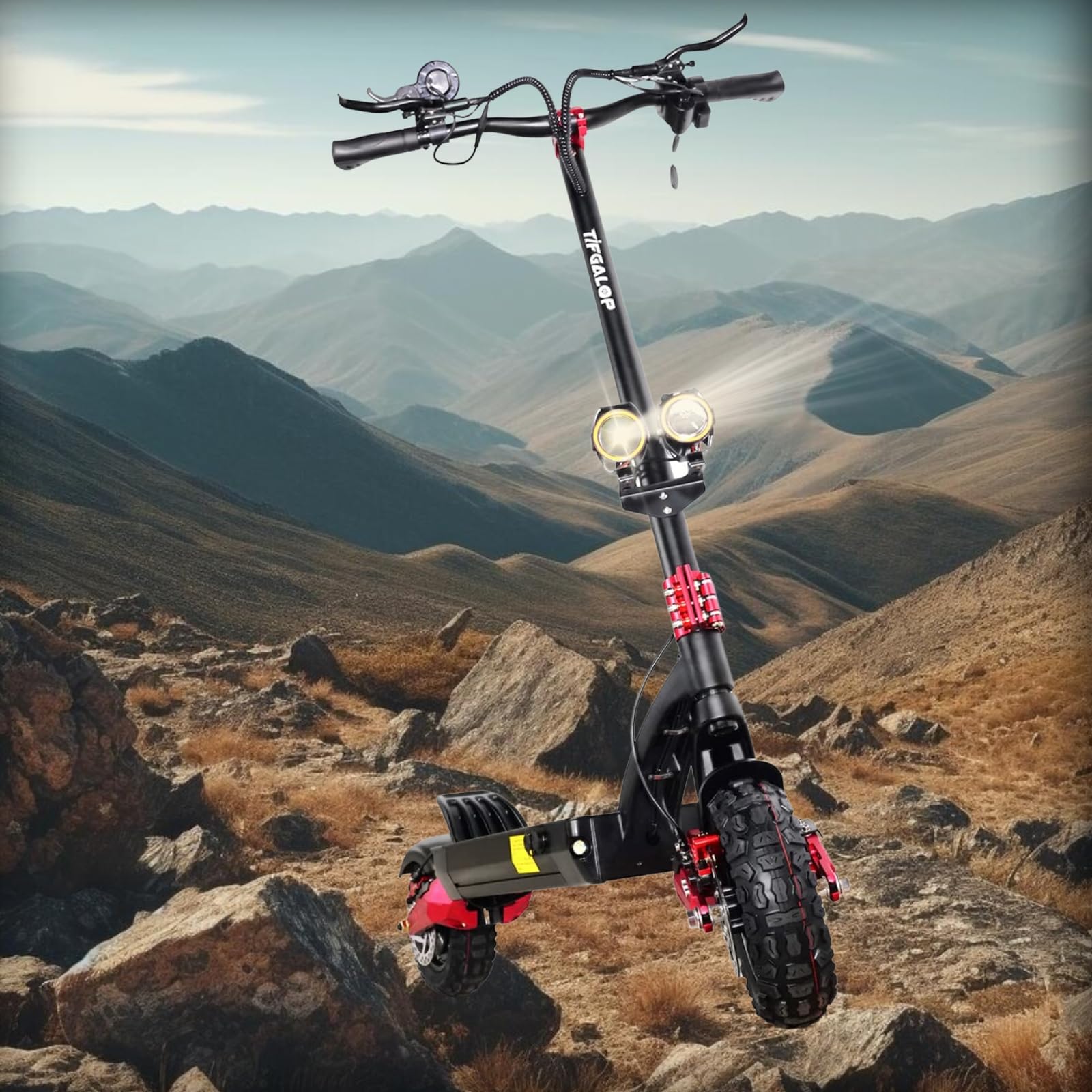 Buy TIFGALOP Adult Electric Scooter Motor Power 1600W Maximum Speed 33