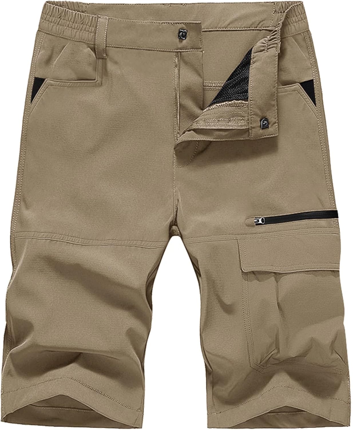 MAGNIVIT Men's Cargo Shorts Hiking Shorts Above Knee Shorts Quick Dry Work Shorts with Multi-Pockets