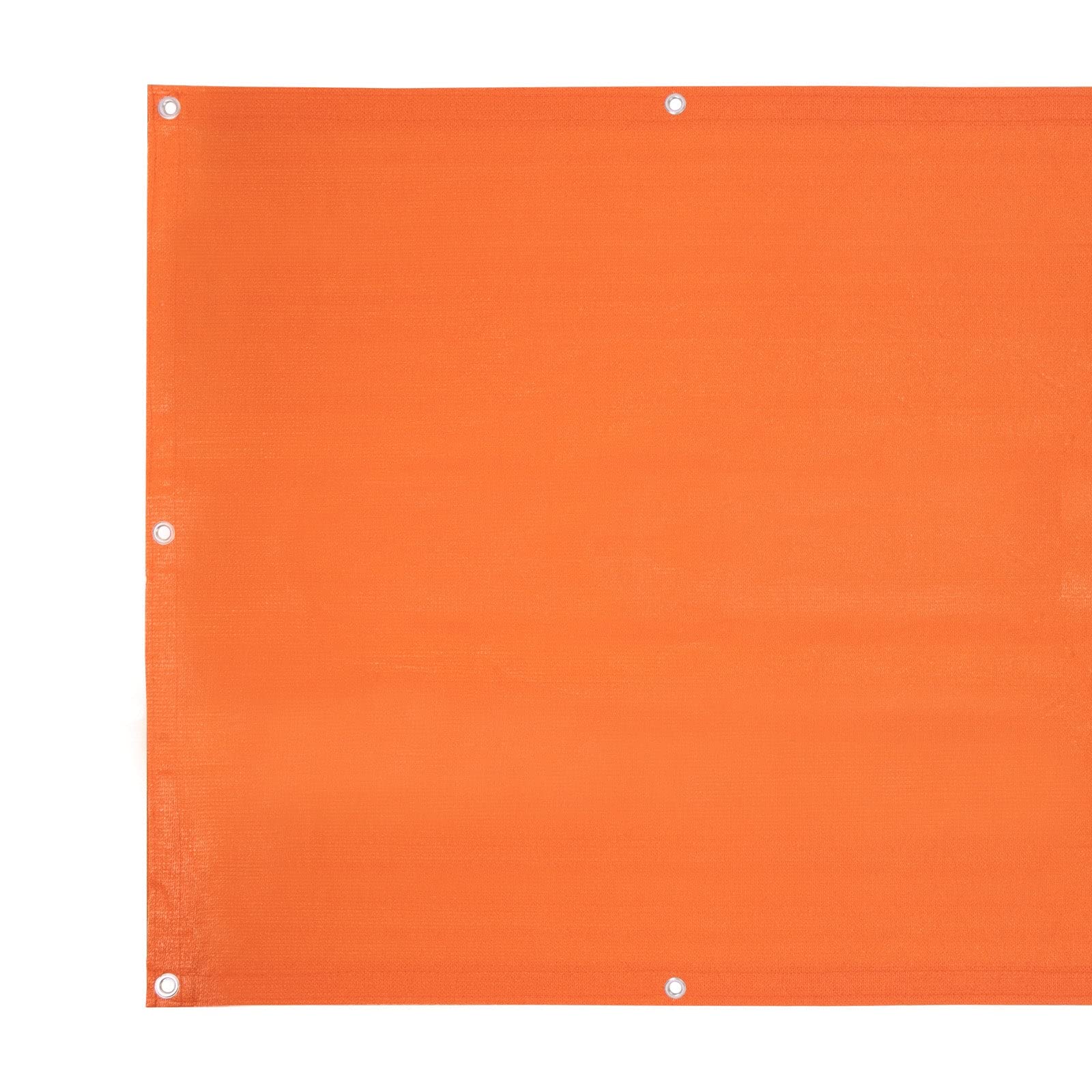 Casa Pura Brise-vue pour balcon Protection UV 90 x 500 cm Tissu polyéthylène haute densité résistant intempéries Orange