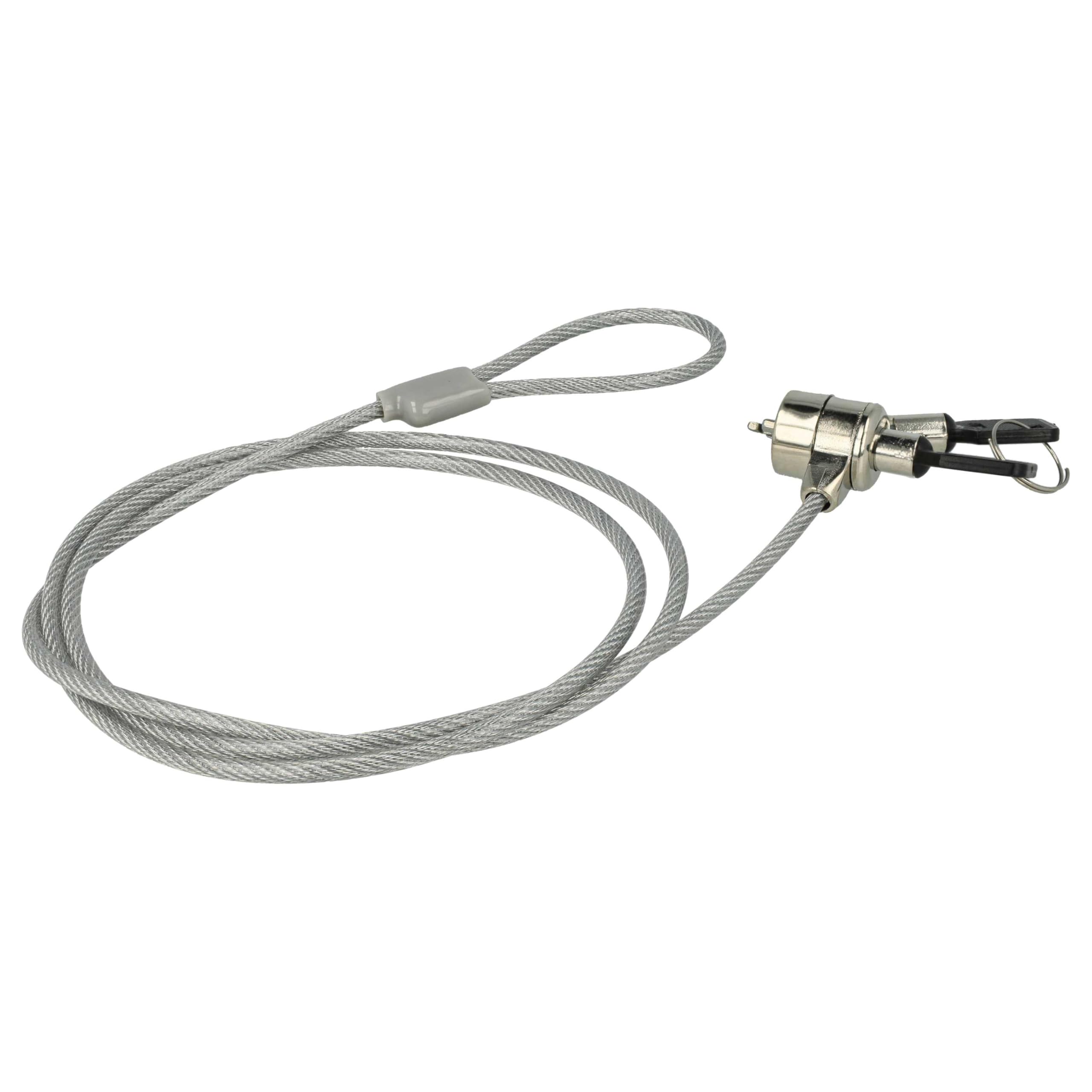 Universeel Laptop Kabelslot - 1 Meter - Met 2 Sleutels - Stalen
