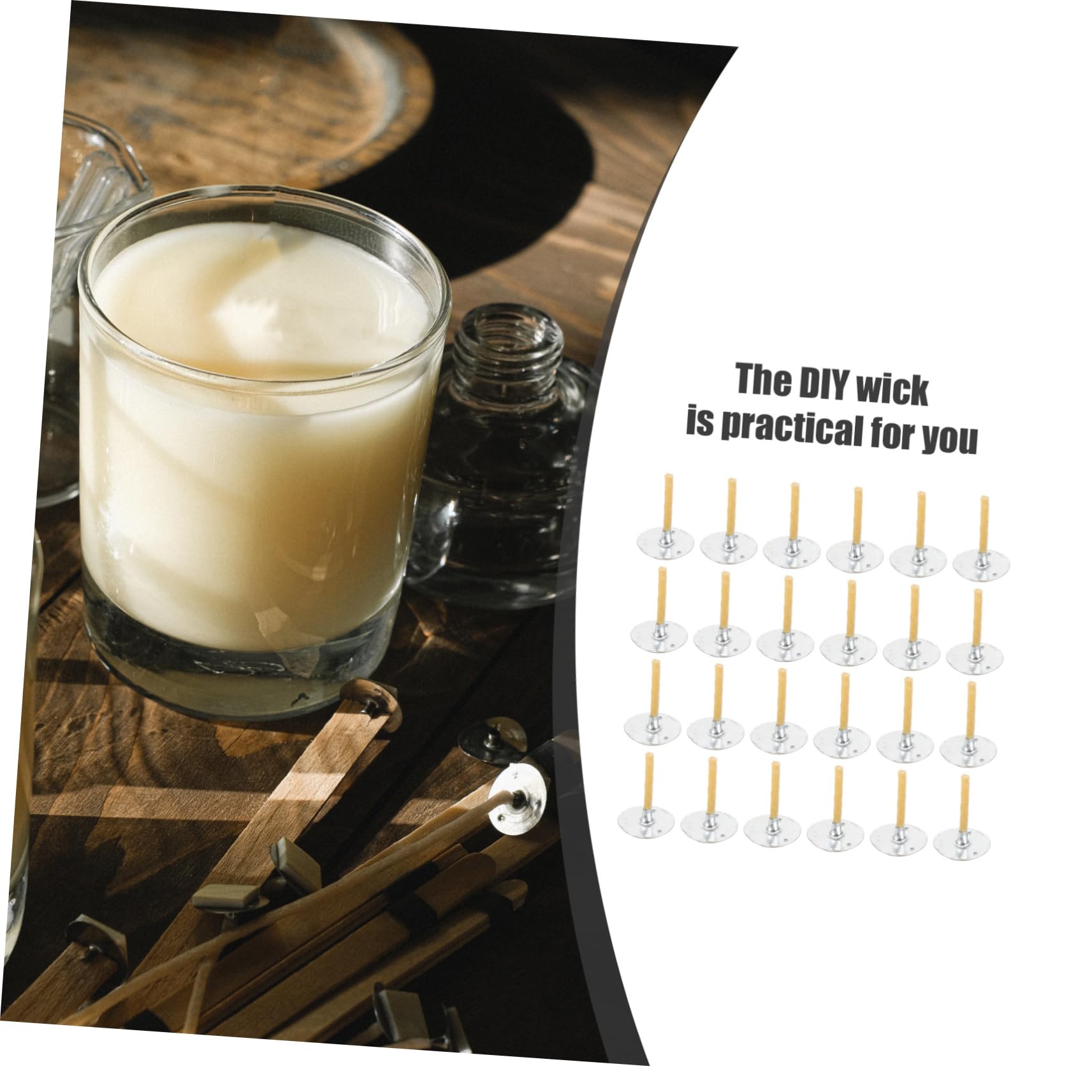 VILLCASE 3 Set Di Stoppini Per Candele in Metallo Per Realizzare 100 Stoppini Per Candele * 3