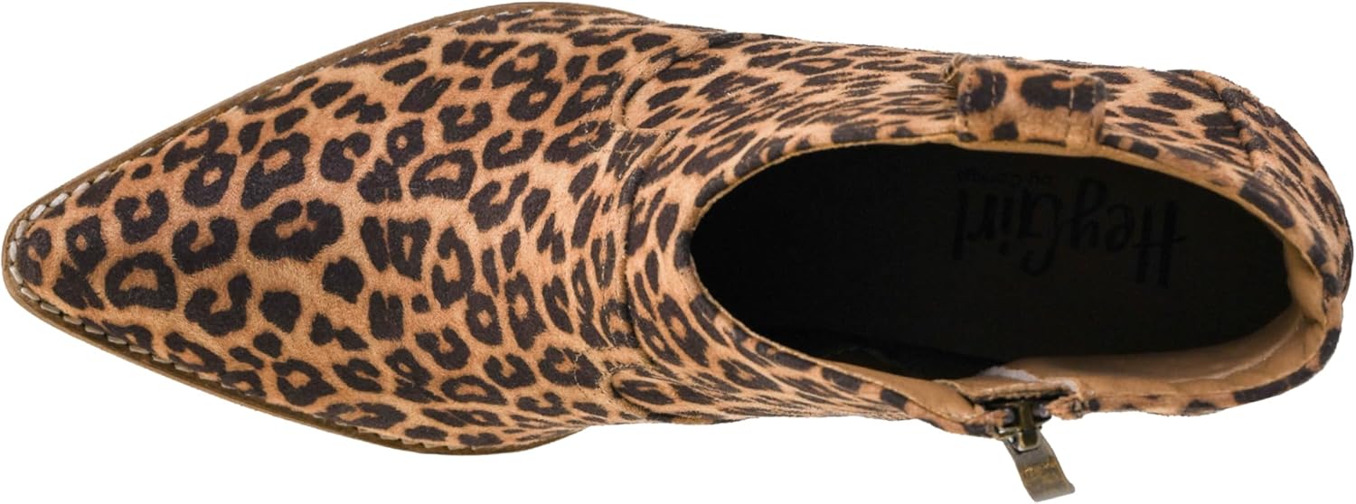 Corkys Footwear Hey Girl Womens Bar Hoppin 3.5-Inch Stacked Heel Booties, With Corkys Soft EVA insoles, An Inside zip For Easy On And Off, and Two Pull On Loops